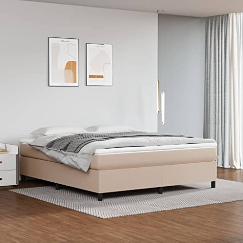 Teenpull Boxspringbett Cappuccino-Braun 180x200 cm, Kunstleder gepolstert, mit Taschenfederkernmatratze, integriertem Kopfteil und stabilem Bettrahmen für erholsamen Schlaf Teenpull Boxspringbett Cappuccino-Braun 180x200 cm, Kunstleder gepolstert, mit Taschenfederkernmatratze, integriertem Kopfteil und stabilem Bettrahmen für erholsamen Schlaf von Teenpull
