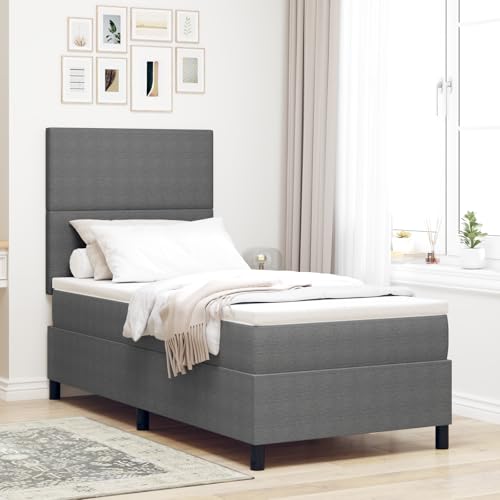 Teenpull Boxspringbett mit LED-Beleuchtung, Memory Foam Matratze, Cordstoff Hellgrau, Modernes Design, Platzsparend, Robust Teenpull Boxspringbett mit LED-Beleuchtung, Memory Foam Matratze, Cordstoff Hellgrau, Modernes Design, Platzsparend, Robust von Teenpull