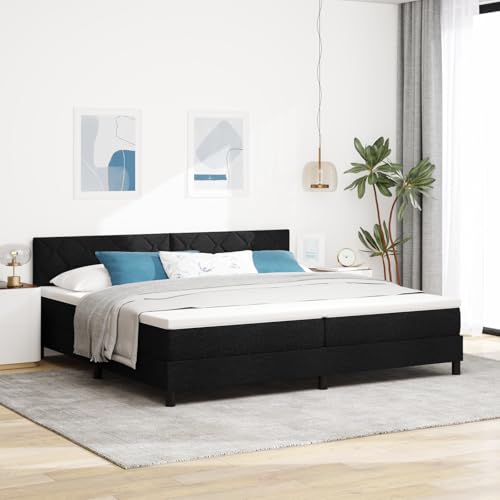 Teenpull Boxspringbett mit Matratze, 200x200 cm, Obsidian Stoff, Robustes bedframe für Schlafzimmer, bequemes Furniture Set für 2 Personen, modernes Platform Design Teenpull Boxspringbett mit Matratze, 200x200 cm, Obsidian Stoff, Robustes bedframe für Schlafzimmer, bequemes Furniture Set für 2 Personen, modernes Platform Design von Teenpull
