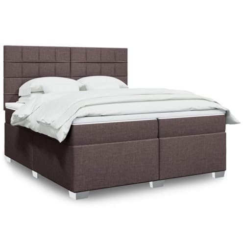 Teenpull Boxspringbett mit Matratze, 200x200 cm, dunkelbrauner Stoff, verstellbares Kopfteil, Taschenfederkernmatratze für optimalen Schlafkomfort und erholsame Nachtruhe Teenpull Boxspringbett mit Matratze, 200x200 cm, dunkelbrauner Stoff, verstellbares Kopfteil, Taschenfederkernmatratze für optimalen Schlafkomfort und erholsame Nachtruhe von Teenpull