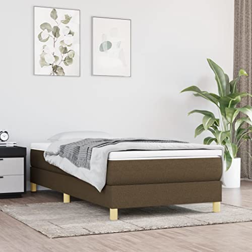 Teenpull Boxspringbett mit Matratze, dunkelbrauner Stoffbezug, 80x200 cm, Federkernmatratze, Matratzenauflage, ideal für Schlafzimmer, erholsame Nachtruhe Teenpull Boxspringbett mit Matratze, dunkelbrauner Stoffbezug, 80x200 cm, Federkernmatratze, Matratzenauflage, ideal für Schlafzimmer, erholsame Nachtruhe von Teenpull