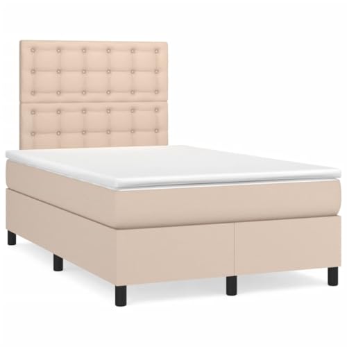 Teenpull Boxspringbett mit Matratze, verstellbarem Kopfteil und LED-Beleuchtung, Cappuccino-Braun, 120x190 cm, strapazierfähig, modernes Design Teenpull Boxspringbett mit Matratze, verstellbarem Kopfteil und LED-Beleuchtung, Cappuccino-Braun, 120x190 cm, strapazierfähig, modernes Design von Teenpull