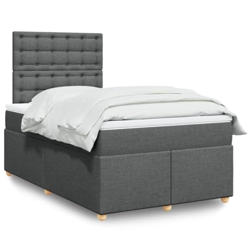 Teenpull Boxspringbett mit Matratze Dunkelgrau 120x200 cm, Stoffbezug, inklusive Taschenfederkernmatratze, Topper & LED Beleuchtung, höhenverstellbares Kopfteil, Schlafzimmer Möbel Set Teenpull Boxspringbett mit Matratze Dunkelgrau 120x200 cm, Stoffbezug, inklusive Taschenfederkernmatratze, Topper & LED Beleuchtung, höhenverstellbares Kopfteil, Schlafzimmer Möbel Set von Teenpull