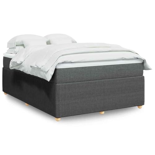 Teenpull Boxspringbett mit Matratze Dunkelgrau 140x200 cm Stoff Polsterbett Schlafzimmer Komplettset mit Taschenfederkern und Matratzenauflage für erholsamen Schlaf Teenpull Boxspringbett mit Matratze Dunkelgrau 140x200 cm Stoff Polsterbett Schlafzimmer Komplettset mit Taschenfederkern und Matratzenauflage für erholsamen Schlaf von Teenpull