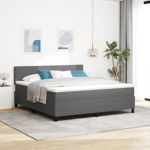 Teenpull Boxspringbett mit Matratze Hellgrau, Super King Cord-Stoff, Polsterbett 180x200 cm, Modernes Schlafzimmermöbel Set mit Kopfteil, Robuster Rahmen für 2 Personen Teenpull Boxspringbett mit Matratze Hellgrau, Super King Cord-Stoff, Polsterbett 180x200 cm, Modernes Schlafzimmermöbel Set mit Kopfteil, Robuster Rahmen für 2 Personen von Teenpull