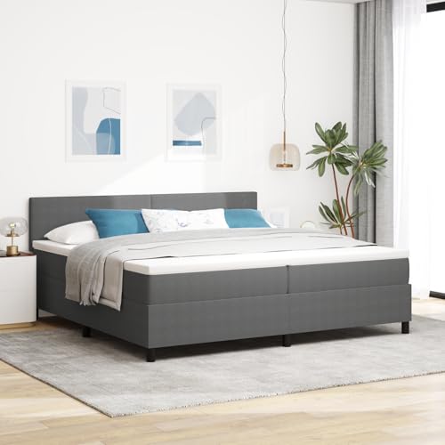 Teenpull Boxspringbett mit Matratze Hellgrau 200x200 cm, Upholstered Bed Set mit Memory-Foam, Sturdy Platform für Schlafzimmer Teenpull Boxspringbett mit Matratze Hellgrau 200x200 cm, Upholstered Bed Set mit Memory-Foam, Sturdy Platform für Schlafzimmer von Teenpull