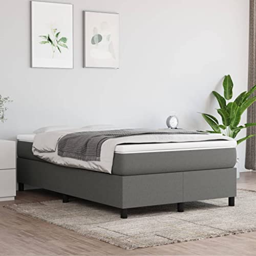 Teenpull Boxspringbett mit Matratze und Topper, Dunkelgrau Stoff 120x200 cm, Komplettset mit Taschenfederkernmatratze für erholsamen Schlaf Teenpull Boxspringbett mit Matratze und Topper, Dunkelgrau Stoff 120x200 cm, Komplettset mit Taschenfederkernmatratze für erholsamen Schlaf von Teenpull
