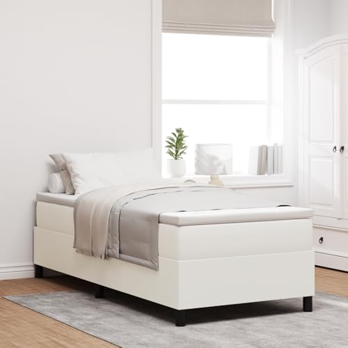 Teenpull Boxspringbett mit Memory-Schaum-Matratze, cremefarbener Cordstoff, 100x200 cm, Robustes Design für Schlafzimmer Teenpull Boxspringbett mit Memory-Schaum-Matratze, cremefarbener Cordstoff, 100x200 cm, Robustes Design für Schlafzimmer von Teenpull