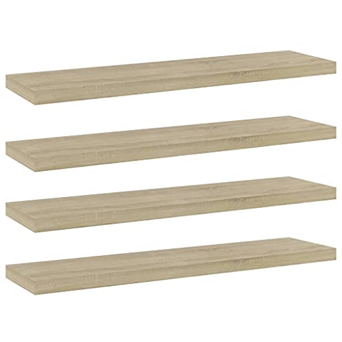 Teenpull Bücherregal-Bretter, 4 STK. Sonoma-Eiche, 40x10x1,5 cm, für Floating Wall Shelves im Bedroom, Kitchen oder Living Room als Storage Organizer Teenpull Bücherregal-Bretter, 4 STK. Sonoma-Eiche, 40x10x1,5 cm, für Floating Wall Shelves im Bedroom, Kitchen oder Living Room als Storage Organizer von Teenpull