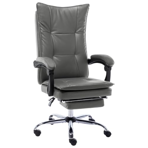Teenpull Bürostuhl Anthrazit Kunstleder, Ergonomischer Schreibtischstuhl mit Liegefunktion, Verstellbar für Home Office, Computer Arbeitszimmer Teenpull Bürostuhl Anthrazit Kunstleder, Ergonomischer Schreibtischstuhl mit Liegefunktion, Verstellbar für Home Office, Computer Arbeitszimmer von Teenpull