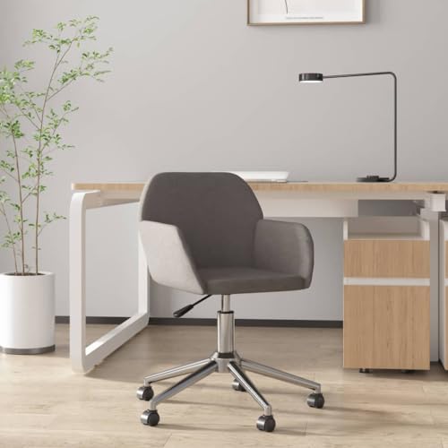 Teenpull Bürostuhl Drehbar Dunkelgrau Stoff, Höhenverstellbarer Schreibtischstuhl mit Rollen, Ergonomischer Computerstuhl für Home Office & Arbeitszimmer, Modernes Design, Weich Gepolstert Teenpull Bürostuhl Drehbar Dunkelgrau Stoff, Höhenverstellbarer Schreibtischstuhl mit Rollen, Ergonomischer Computerstuhl für Home Office & Arbeitszimmer, Modernes Design, Weich Gepolstert von Teenpull