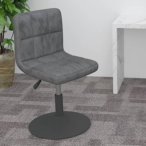 Teenpull Dark Gray Velvet Swivel Bar Stool, Adjustable Counter Height Chair for Kitchen Island Dining Room Teenpull Dark Gray Velvet Swivel Bar Stool, Adjustable Counter Height Chair for Kitchen Island Dining Room von Teenpull