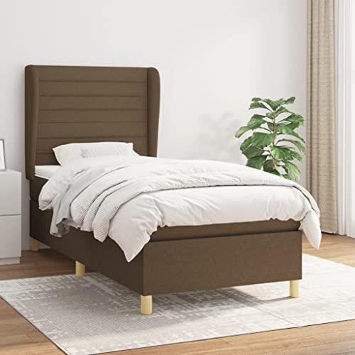 Teenpull Dunkelbraunes Boxspringbett mit Taschenfederkernmatratze, verstellbarem Kopfteil, Matratzenauflage, 80x200 cm, atmungsaktiver Stoff für erholsamen Schlaf Teenpull Dunkelbraunes Boxspringbett mit Taschenfederkernmatratze, verstellbarem Kopfteil, Matratzenauflage, 80x200 cm, atmungsaktiver Stoff für erholsamen Schlaf von Teenpull