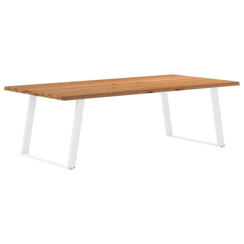 Teenpull Esstisch 240x120x74 cm Massivholz Eiche, Rechteckig mit Naturkante, Rustikales Design für Esszimmer, Küche, Wohnbereich Teenpull Esstisch 240x120x74 cm Massivholz Eiche, Rechteckig mit Naturkante, Rustikales Design für Esszimmer, Küche, Wohnbereich von Teenpull