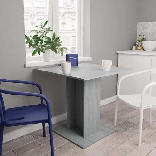 Teenpull Esstisch Grau Sonoma 80x80x75 cm, Moderner Esszimmertisch für Küche und Wohnzimmer, Stabile Tischplatte, Holzwerkstoff Teenpull Esstisch Grau Sonoma 80x80x75 cm, Moderner Esszimmertisch für Küche und Wohnzimmer, Stabile Tischplatte, Holzwerkstoff von Teenpull