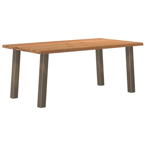 Teenpull Esstisch Hellbraun 180x100x74 cm, Massivholz Eiche Rechteckig, Robuster Küchentisch für Familien, Modernes Esszimmer-Möbelset Teenpull Esstisch Hellbraun 180x100x74 cm, Massivholz Eiche Rechteckig, Robuster Küchentisch für Familien, Modernes Esszimmer-Möbelset von Teenpull