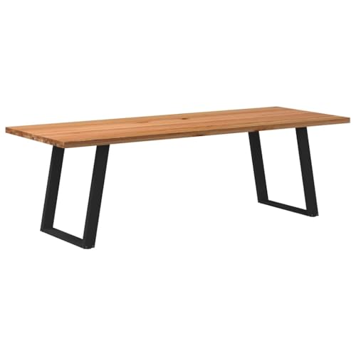 Teenpull Esstisch Hellbraun 240x90x74 cm, Massivholz Eiche, Rechteckig für Esszimmer, Küche, Wohnbereiche, robust, modern, langlebig Teenpull Esstisch Hellbraun 240x90x74 cm, Massivholz Eiche, Rechteckig für Esszimmer, Küche, Wohnbereiche, robust, modern, langlebig von Teenpull