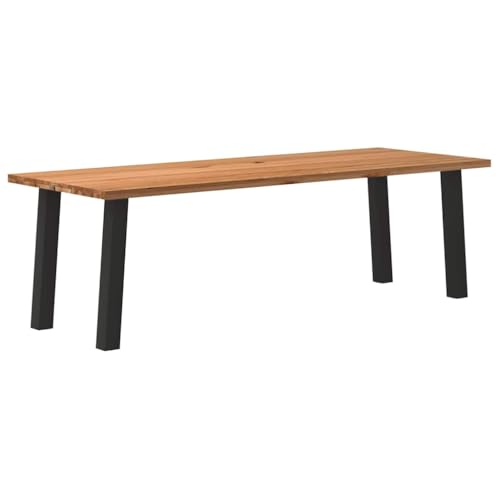 Teenpull Esstisch Hellbraun 240x90x74 cm Massivholz Eiche Rechteckig, Robuster Küchentisch für Esszimmer, Modernes Design, Familienfreundlich Teenpull Esstisch Hellbraun 240x90x74 cm Massivholz Eiche Rechteckig, Robuster Küchentisch für Esszimmer, Modernes Design, Familienfreundlich von Teenpull
