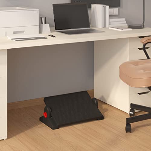Teenpull Fußstütze Schwarz 50x30,5x17 cm, Ergonomisch Verstellbar für Büro & Zuhause, Linderung von Fußschmerzen, Verbessert Körperhaltung, Robustes HIPS Material Teenpull Fußstütze Schwarz 50x30,5x17 cm, Ergonomisch Verstellbar für Büro & Zuhause, Linderung von Fußschmerzen, Verbessert Körperhaltung, Robustes HIPS Material von Teenpull
