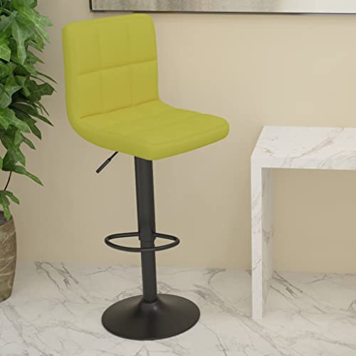 Teenpull Green Fabric Swivel Bar Stools, Adjustable Height Counter Chairs, Modern Kitchen Island Dining Seating von Teenpull