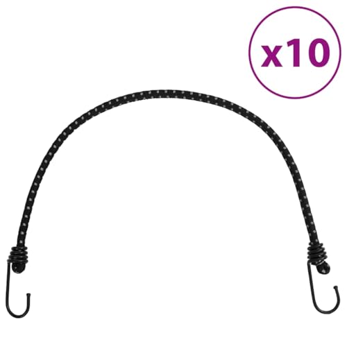 Teenpull Gummiseile Reflektierend mit Haken, 10 STK. 59 cm, Robustes Outdoor-Spanngummi Set für Zelt, Plane & Gepäckbefestigung Teenpull Gummiseile Reflektierend mit Haken, 10 STK. 59 cm, Robustes Outdoor-Spanngummi Set für Zelt, Plane & Gepäckbefestigung von Teenpull
