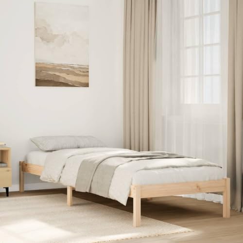 Teenpull Massivholzbett Extra Lang, 80x220 cm Kiefernholz Unbehandelt, Robustes Bettgestell mit Lattenrost für Schlafzimmer Möbel Teenpull Massivholzbett Extra Lang, 80x220 cm Kiefernholz Unbehandelt, Robustes Bettgestell mit Lattenrost für Schlafzimmer Möbel von Teenpull
