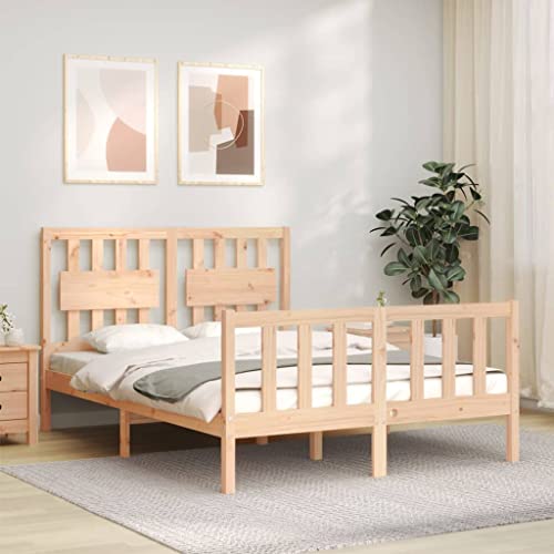 Teenpull Massivholzbett aus unbehandeltem Kiefernholz mit Kopfteil, robuster Bettrahmen für 120x190cm Matratze, stabile Plattform für erholsamen Schlaf, langlebiges Schlafzimmermöbel. Teenpull Massivholzbett aus unbehandeltem Kiefernholz mit Kopfteil, robuster Bettrahmen für 120x190cm Matratze, stabile Plattform für erholsamen Schlaf, langlebiges Schlafzimmermöbel. von Teenpull