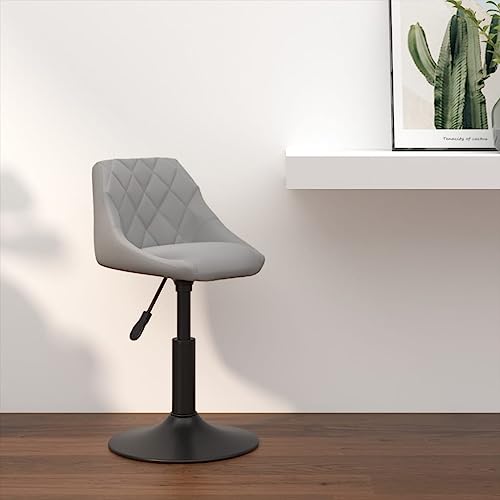 Teenpull Modern Adjustable Velvet Bar Stools, Set of 2 Swivel Counter Height Chairs for Kitchen Island Dining Room von Teenpull