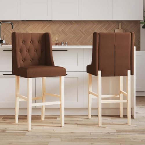 Teenpull Modern Bar Stools Set of 2, Counter Height Dining Chairs with Comfortable Backrests for Kitchen Island & Home Bar Teenpull Modern Bar Stools Set of 2, Counter Height Dining Chairs with Comfortable Backrests for Kitchen Island & Home Bar von Teenpull