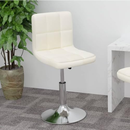 Teenpull Modern Swivel Bar Stool, Adjustable Height Counter Chair for Kitchen Island, Cream Fabric Dining Room Seating Teenpull Modern Swivel Bar Stool, Adjustable Height Counter Chair for Kitchen Island, Cream Fabric Dining Room Seating von Teenpull