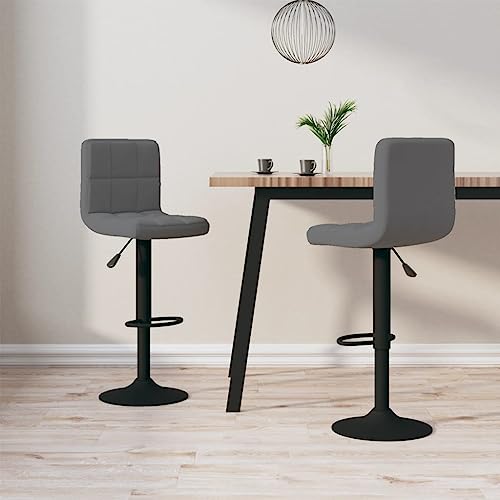 Teenpull Modern Swivel Bar Stools Set, 2 Velvet Counter Height Chairs with Adjustable Gas Lift, Footrest for Kitchen Island, Dining Room Teenpull Modern Swivel Bar Stools Set, 2 Velvet Counter Height Chairs with Adjustable Gas Lift, Footrest for Kitchen Island, Dining Room von Teenpull