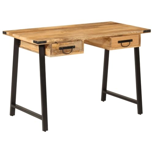 Teenpull Schreibtisch Massivholz Mango 105x55x70 cm, robuster Computertisch mit 2 Schubladen für Büro, Homeoffice, Arbeitszimmer Teenpull Schreibtisch Massivholz Mango 105x55x70 cm, robuster Computertisch mit 2 Schubladen für Büro, Homeoffice, Arbeitszimmer von Teenpull