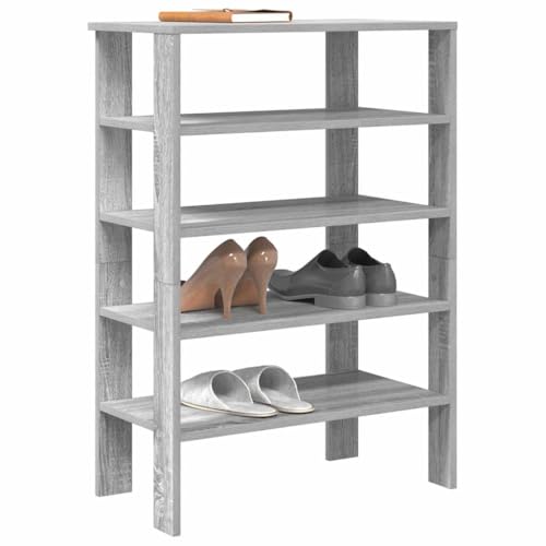 Teenpull Schuhregal Grau Sonoma, 61x32x87,5 cm, Holzwerkstoff, schmaler Schuhschrank, vielseitiger Organizer für Flur, Diele, Wohnzimmer Teenpull Schuhregal Grau Sonoma, 61x32x87,5 cm, Holzwerkstoff, schmaler Schuhschrank, vielseitiger Organizer für Flur, Diele, Wohnzimmer von Teenpull