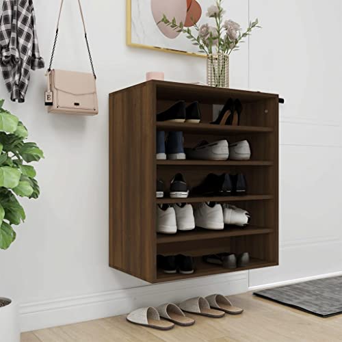 Teenpull Schuhschrank Braun Eichen-Optik, 60x35x70 cm, Holzwerkstoff für Eingangsbereich, Organizer, Stauraum, Möbel Teenpull Schuhschrank Braun Eichen-Optik, 60x35x70 cm, Holzwerkstoff für Eingangsbereich, Organizer, Stauraum, Möbel von Teenpull