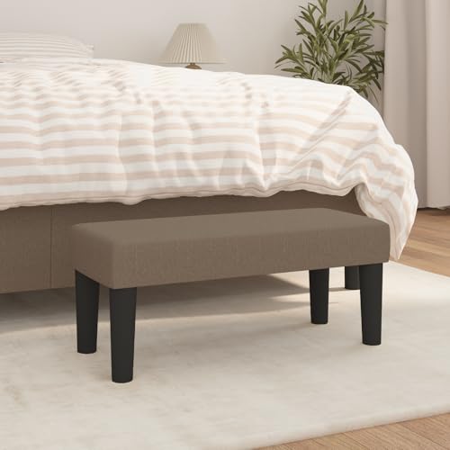 Teenpull Sitzbank Taupe, 70x30x30 cm, Stoff, gepolstert, Bequeme Sitzgelegenheit für Flur, Schlafzimmer, Wohnzimmer, vielseitig einsetzbar, modernes Design Teenpull Sitzbank Taupe, 70x30x30 cm, Stoff, gepolstert, Bequeme Sitzgelegenheit für Flur, Schlafzimmer, Wohnzimmer, vielseitig einsetzbar, modernes Design von Teenpull