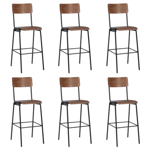 Teenpull Stackable Bar Stools Set, 6-Pack Black Solid Plywood Chairs, Counter Height Dining Seating for Kitchen, Living Room Teenpull Stackable Bar Stools Set, 6-Pack Black Solid Plywood Chairs, Counter Height Dining Seating for Kitchen, Living Room von Teenpull