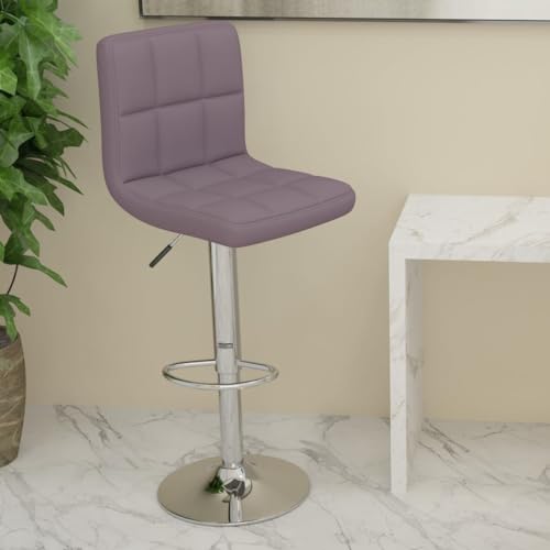 Teenpull Taupe Fabric Bar Stools Set for Kitchen Counter, Swivel Adjustable Tall Dining Chairs with Backs Teenpull Taupe Fabric Bar Stools Set for Kitchen Counter, Swivel Adjustable Tall Dining Chairs with Backs von Teenpull