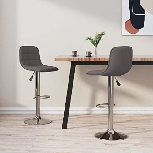 Teenpull Taupe Fabric Bar Stools Set of 2, Adjustable Swivel Kitchen Counter Chairs with Footrest, Modern Dining Room Seating for Home Bar Teenpull Taupe Fabric Bar Stools Set of 2, Adjustable Swivel Kitchen Counter Chairs with Footrest, Modern Dining Room Seating for Home Bar von Teenpull