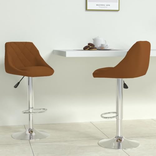 Teenpull Velvet Bar Stools Set of 2, Adjustable Swivel Counter Height Chairs with Backs for Kitchen Island Dining Room Teenpull Velvet Bar Stools Set of 2, Adjustable Swivel Counter Height Chairs with Backs for Kitchen Island Dining Room von Teenpull