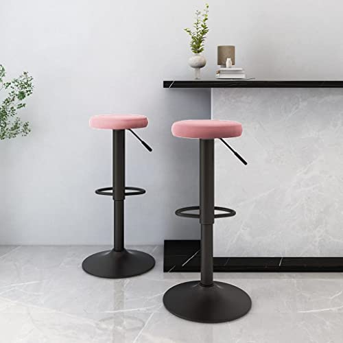 Teenpull Velvet Swivel Bar Stools Set of 2, Adjustable Counter Height Chairs for Kitchen Island Dining Room Teenpull Velvet Swivel Bar Stools Set of 2, Adjustable Counter Height Chairs for Kitchen Island Dining Room von Teenpull