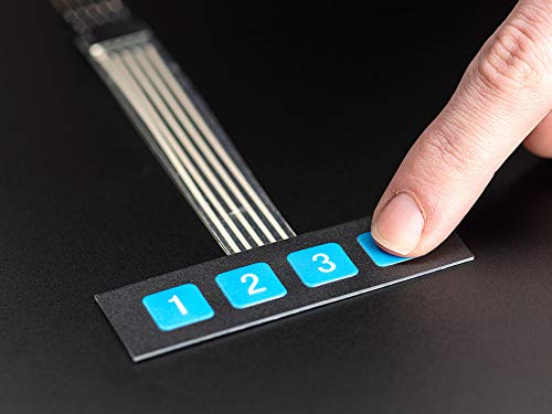 Membrane 1x4 Keypad + Extras, Membran 1x4 Tastatur + Extras von Teensy