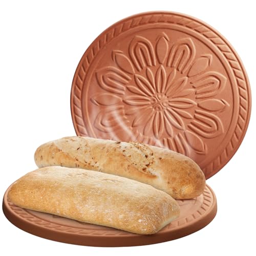 Teenyyou 1 x 20,3 cm Tortillas-Wärmer aus Terrakotta, rund, rustikal, für mexikanische Taco, Pfannkuchen, Sauerteigbrötchen, hält Mahlzeiten warm und serviert frisch Teenyyou 1 x 20,3 cm Tortillas-Wärmer aus Terrakotta, rund, rustikal, für mexikanische Taco, Pfannkuchen, Sauerteigbrötchen, hält Mahlzeiten warm und serviert frisch von Teenyyou