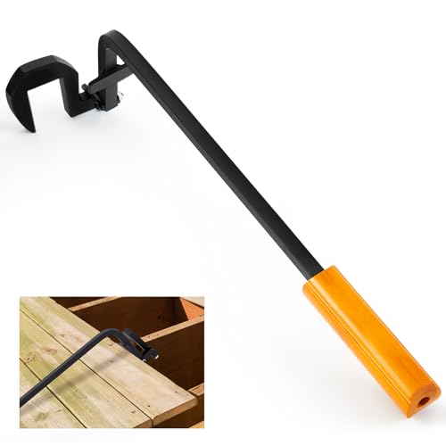 Teenyyou Deckbrett-Glättungswerkzeug, robustes Karbonstahl-Deckwerkzeug zum Glätten von Biegebrettern und Balken, gepolsterter Griff zum Knien, um den Druck aufrechtzuerhalten Teenyyou Deckbrett-Glättungswerkzeug, robustes Karbonstahl-Deckwerkzeug zum Glätten von Biegebrettern und Balken, gepolsterter Griff zum Knien, um den Druck aufrechtzuerhalten von Teenyyou