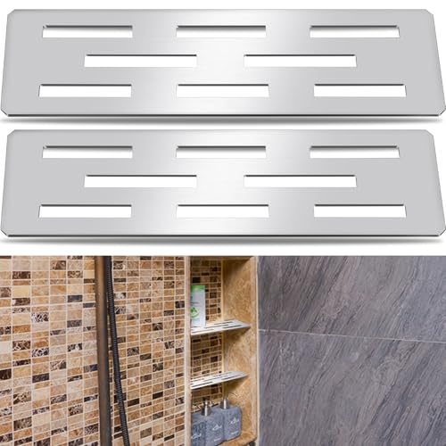 Teenyyou Dusch-Nischenregal, Marine-Qualität, gebürsteter Edelstahl 304, für 30,5 cm vorgefertigte Nischen, passend für 0,3 cm Fugenlinie, für während der Duschumgestaltung, 2 Stück Teenyyou Dusch-Nischenregal, Marine-Qualität, gebürsteter Edelstahl 304, für 30,5 cm vorgefertigte Nischen, passend für 0,3 cm Fugenlinie, für während der Duschumgestaltung, 2 Stück von Teenyyou