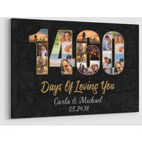 Foto-Collage Zum 4. Jahrestag Kunstgeschenk Für Sie von TeerrificGift