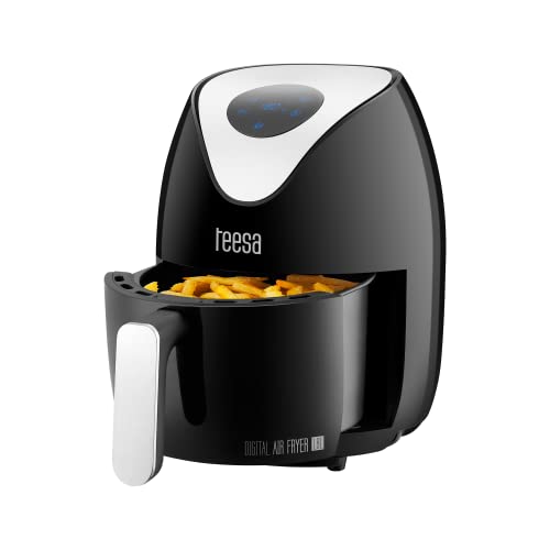 TEESA DIGITAL AIR FRYER 1.8L fettfreie Fritteuse, Schwarz von Teesa