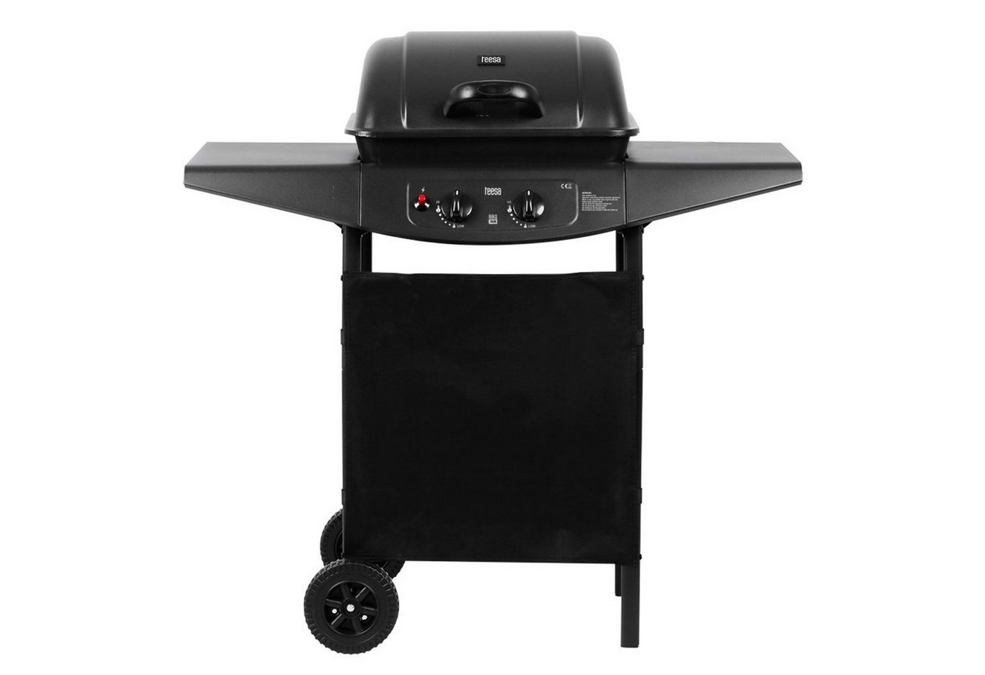 Teesa Gasgrill TSA0080, Gas-Grill mit 2 Brenner von Teesa