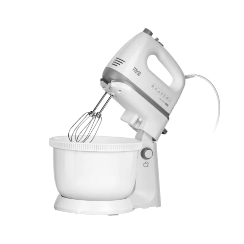 Teesa Handmixer mit Wendeschale Leistung 400W TSA3547 5 Geschwindigkeitsstufen Turbo Funktion von Teesa