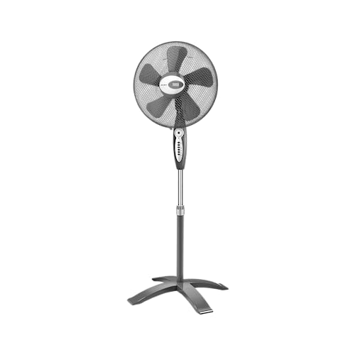 Teesa TSA8020 Standventilator mit Fernbedienung, grau von Teesa