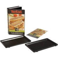 Schachtel mit 2 Grill-Panini-Platten + Rezeptbuch für die Snacksammlung Tefal von Tefal